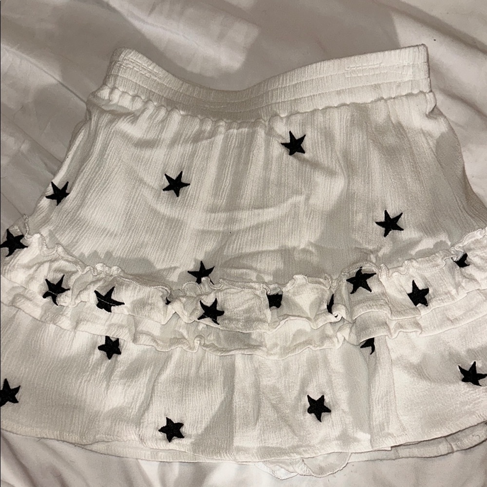 Rock N Rags Star Skirt with Built in Shorts Size XS
